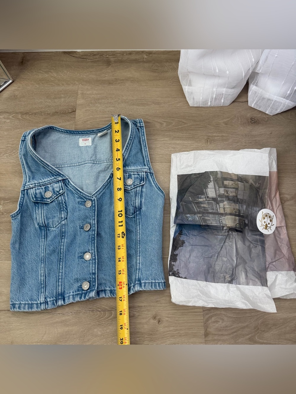 Aritzia Levi's Bella Denim Corset - Picture 5 of 9